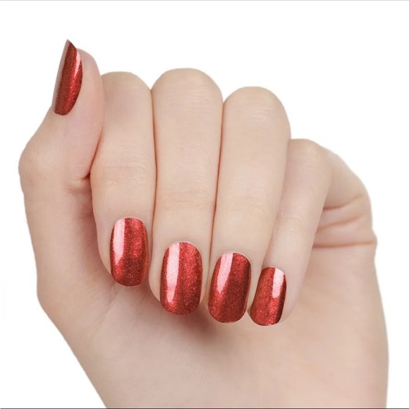 *Retired* Color Street: Prey-monition | Red Burnt Orange Duochrome Fall Shimmer - Picture 8 of 10